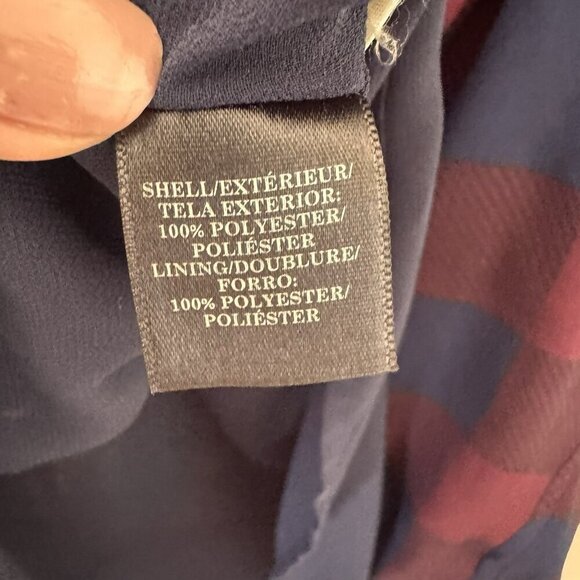 Ann Taylor Plaid Mini Dress with Tie Belt Size Small Petite Pockets - Picture 7 of 10